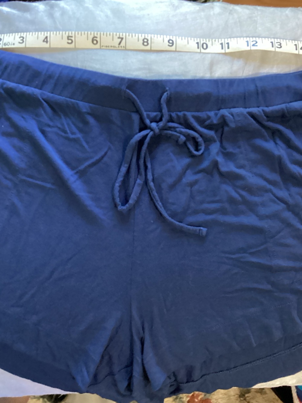 Auden Royal Blue Drawstring Mini Skirt